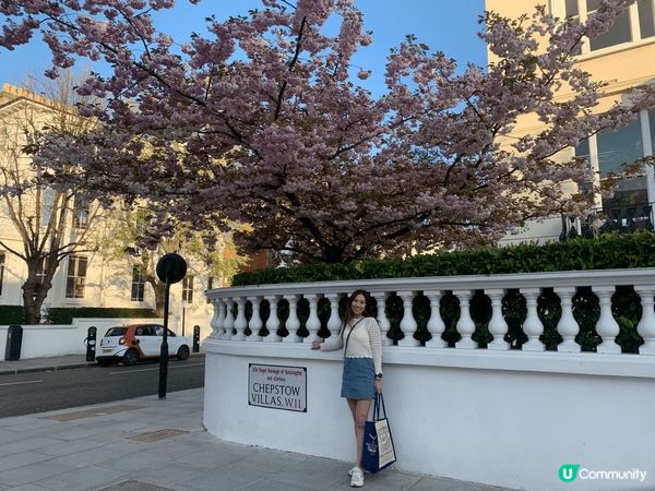 櫻花盛放的時候，在英法兩地浪漫地遊走。