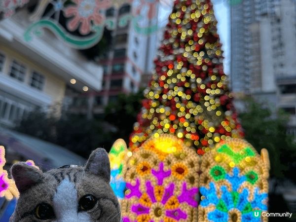 圖一係利東街最新聖誕裝飾，圖二係任天堂專門店，圖三係同史萊姆...