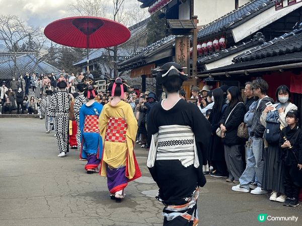 快到聖誕節，來日本日光江戶村，體驗江戶時代風情🇯🇵。江戶村內...