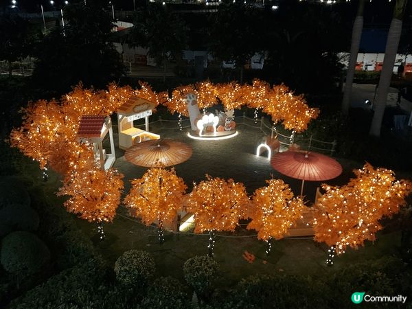 將軍澳的跨灣大橋，在晚上會有漂亮的光環裝飾，非常漂亮，附近的...