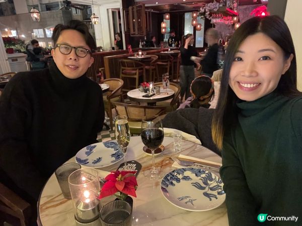 聖誕氣氛🎄香港落雪❄️灣仔囍帖街♥️露台西餐廳🍽️