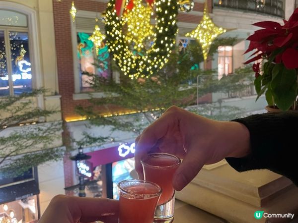 聖誕氣氛🎄香港落雪❄️灣仔囍帖街♥️露台西餐廳🍽️