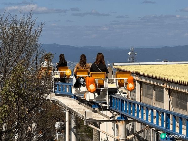 日本奈良生駒山上遊樂園真係好特別！依山而建，風景絕美，遊樂設...