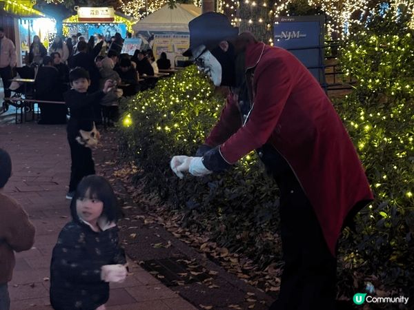 日本的公園聖誕節日氣氛特別濃