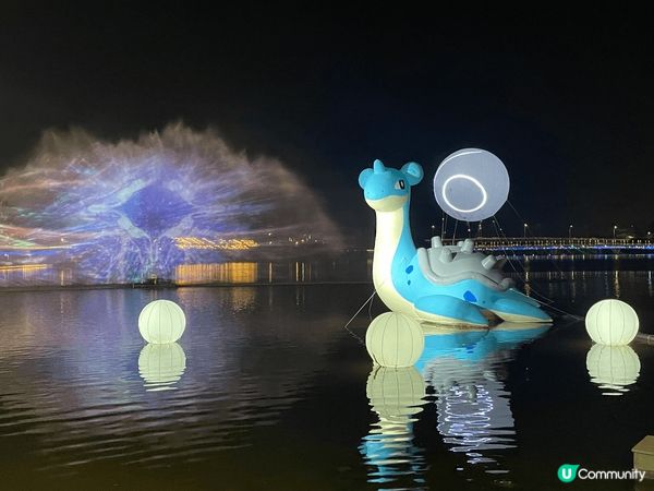 深圳灣人才公園有超大卡比獸，以及比加超等卡通人物可供打卡。