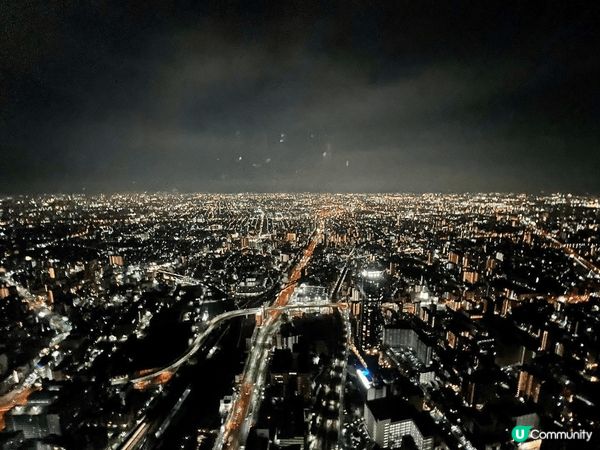喜歡日本大阪Harukas300展望台，夜晚景觀超靚好震撼，...