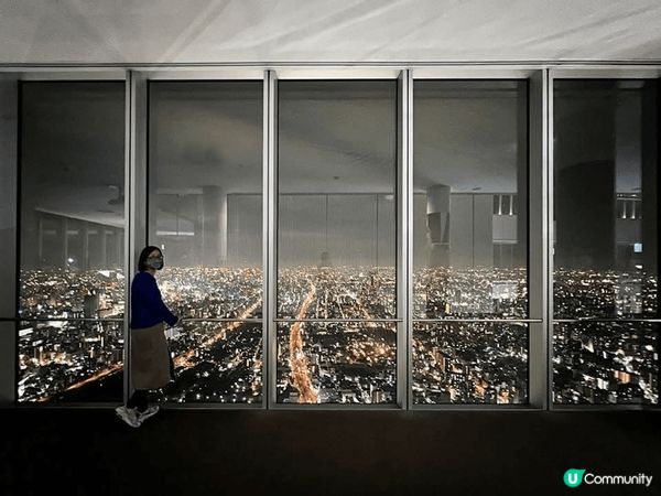 喜歡日本大阪Harukas300展望台，夜晚景觀超靚好震撼，...