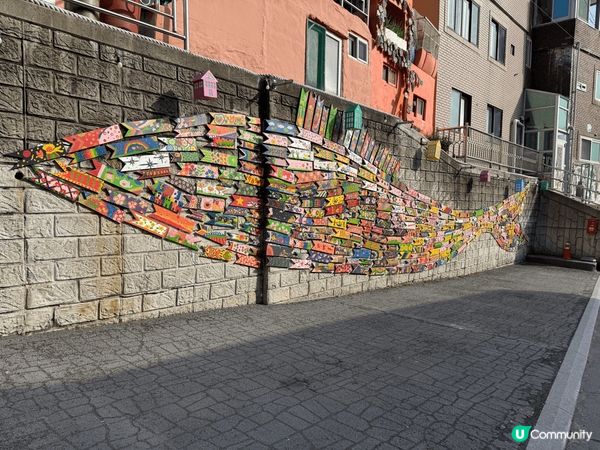 釜山甘川文化村，同小王子打卡。影相許願，充滿愛既一個地方。