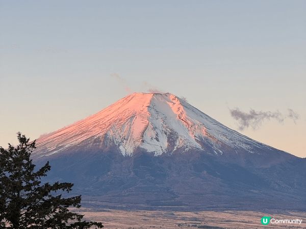 12月5號出發、東京快閃五天「富士山」選左在山中湖住宿、屋前...