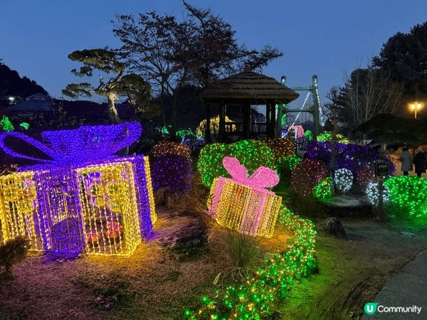 晨靜樹木園位於京畿道加平郡,五光十色的星光庭園展,非常有意境...