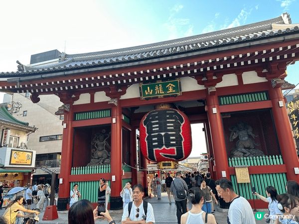 上兩個月一家大細去咗東京旅行，其中一個景點係去咗淺草，多食肆...