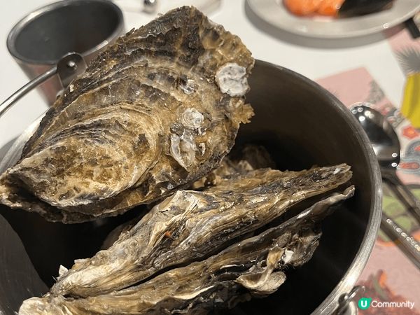 去咗打邊爐！食材新鮮！成隻雞上，鮮甜！海鮮種類繁多。