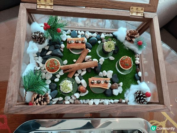 好開心去了香港嘉里酒店體驗「冬日閃耀綻放」魚子醬下午茶，賣相...