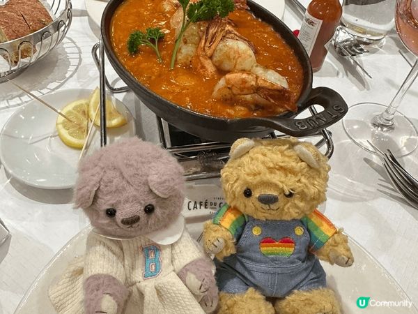 無論係中式定西式美食，🧸🧸都啱㗎，話要一齊食！