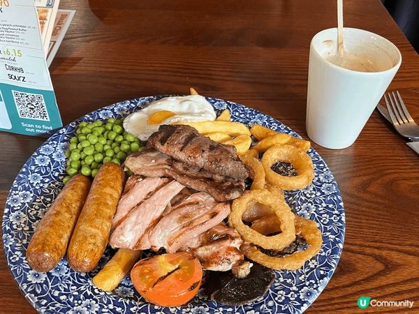 有英國大家樂之稱的 Wetherspoon, 其中我最鍾意食...
