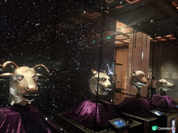 新年期間到訪澳門美高梅保利博物館，館內以創新科技立體展示多件...