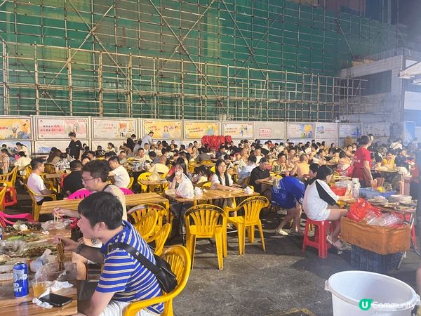 珠海夏灣夜市 大量海鮮攤檔 超大隻瀨尿蝦 夜晚掃街一流 設有...