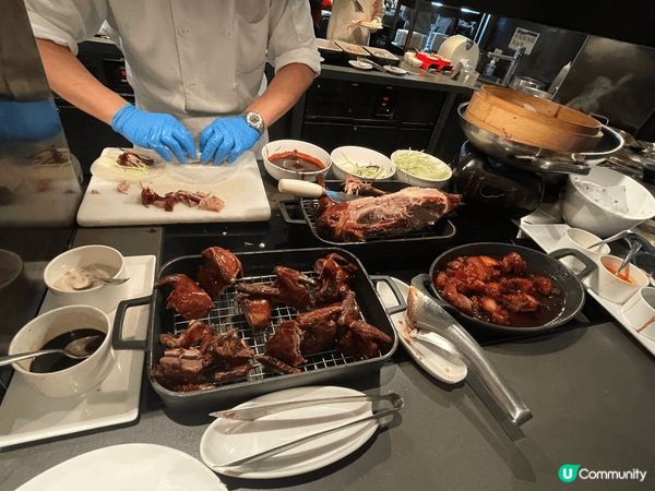 今日人日,去咗食自助餐(咩都要試吓), 我食咗刺身,長腳蟹,...