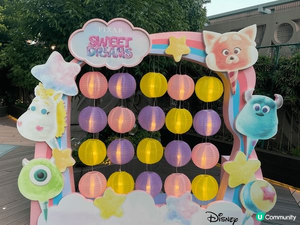 上水廣場勞蘇展，位於五樓空中花園