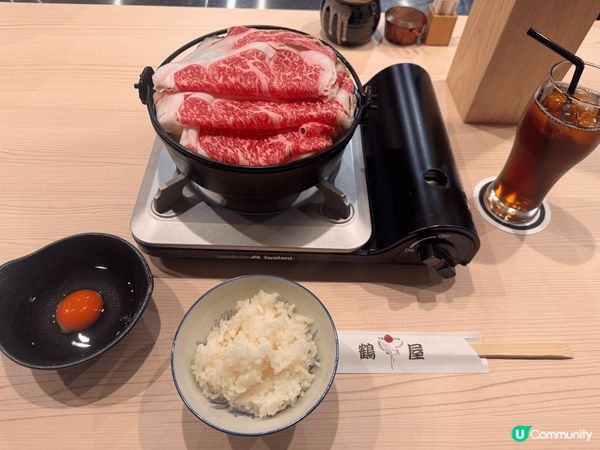 午餐係日本和牛壽喜燒，限定20份，近黑門市場