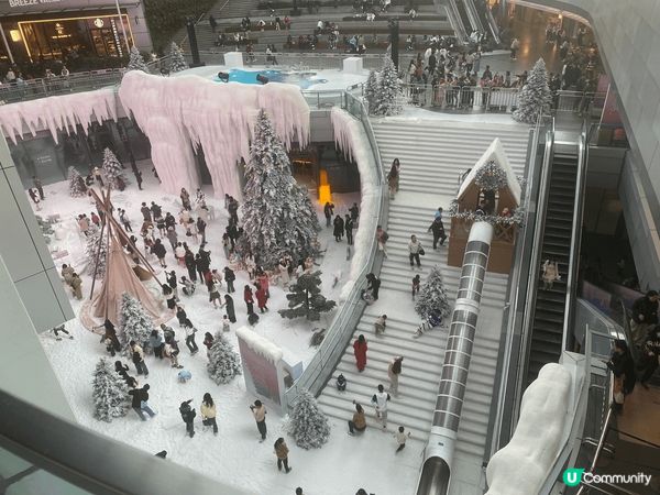深圳萬象前海商場 佈置到好似雪境 非常打卡，另外令我驚訝的係...