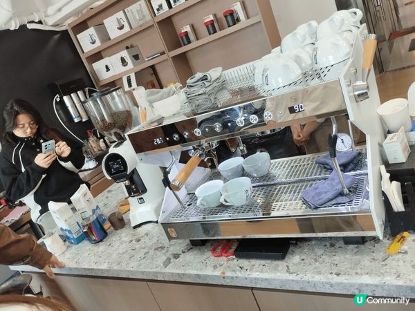 在深圳福田參加PCA專業咖啡技能訓練營的一小時學習拉花體驗，...