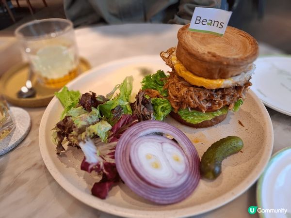 兩人今天午餐選擇了很久沒光顧過的Beans，雖然lunch ...