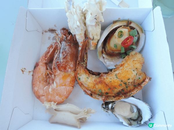 1. 這是在Sdyney Fish Market 買的海鮮﹕...