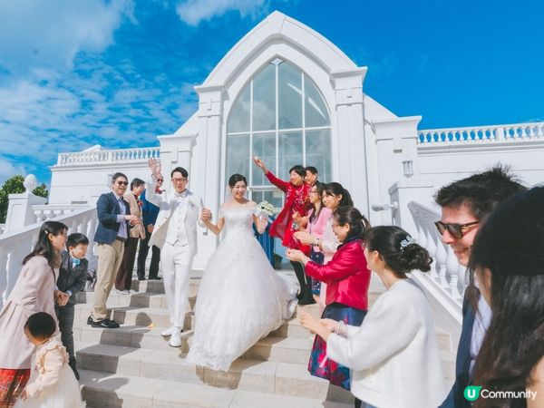 沖繩旅行結婚，海天一色教堂💒 沙灘拍攝