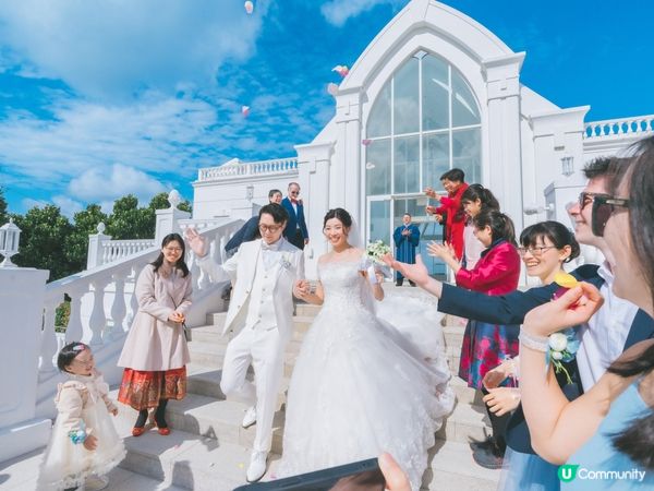 沖繩旅行結婚，海天一色教堂💒 沙灘拍攝