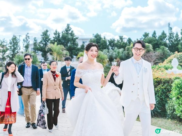 沖繩旅行結婚，海天一色教堂💒 沙灘拍攝