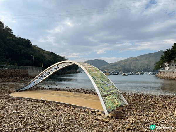 糧船灣嘅風景優美，吹住海風喺呢啲打卡熱點嗰度影相真係勁靚同埋...