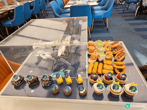 香港黃金海岸酒店的打卡星際主題下午茶,配合星際探索主題房,大...