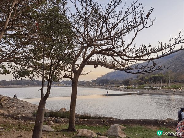 迪欣湖那景色，簡直美，湖水藍得跟藍寶石一樣，看得人心曠神怡。...