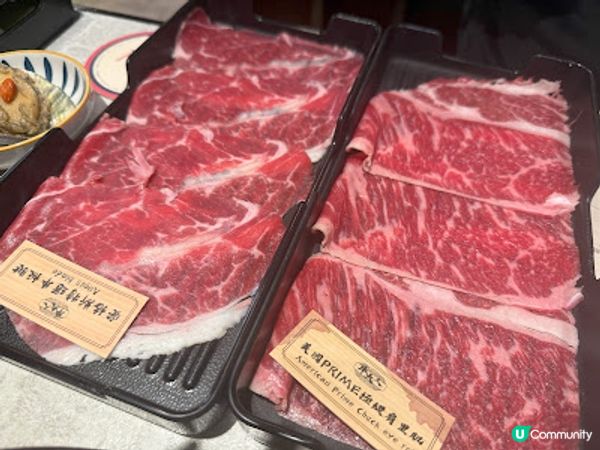 牛大人「日本黑毛和牛A4+」套餐。嘗盡靚牛肉及矜貴鮑魚