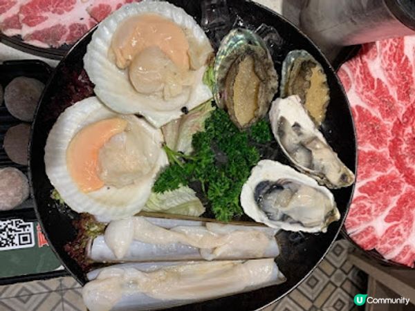 牛大人「日本黑毛和牛A4+」套餐。嘗盡靚牛肉及矜貴鮑魚