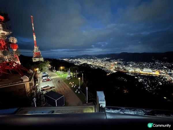 長崎縣稻佐山展望台-日本三大夜景之一，高瞻遠矚