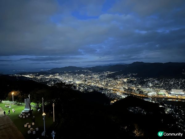長崎縣稻佐山展望台-日本三大夜景之一，高瞻遠矚