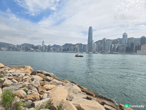 西九文化區到處都係靚景，天朗氣清時照片更美