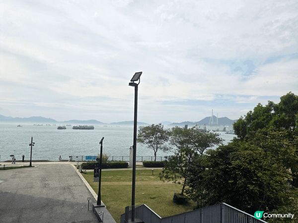 西九文化區到處都係靚景，天朗氣清時照片更美