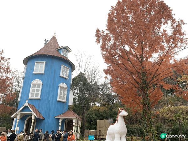 #社群三月快閃送  位於東京近郊的姆明主題公園，會分成「睇」...