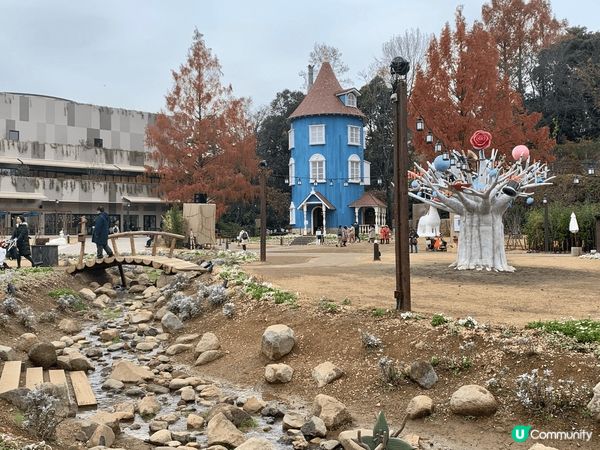 #社群三月快閃送  位於東京近郊的姆明主題公園，會分成「睇」...