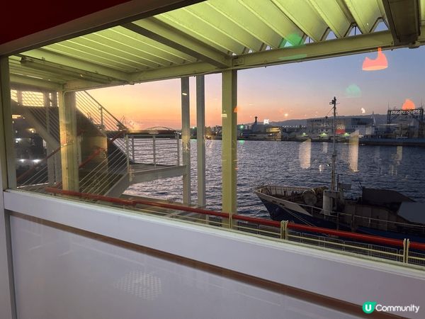 日本大阪旅行，途經水族館，見到好美日落，好可愛裝飾