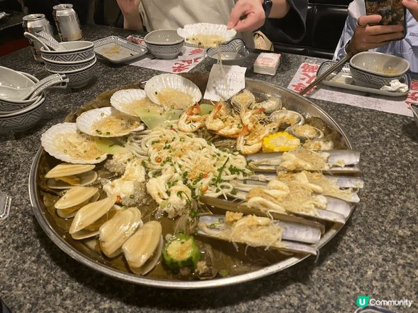 香港美食之「斗滾」海鮮拼盤
