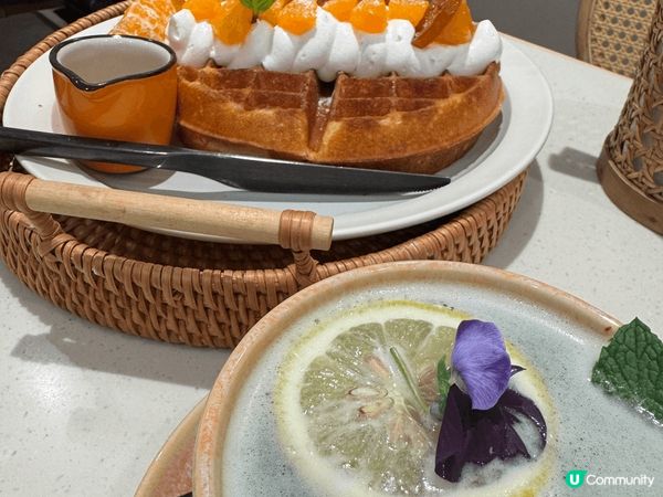 Terrace in Seaside 的精緻下午茶