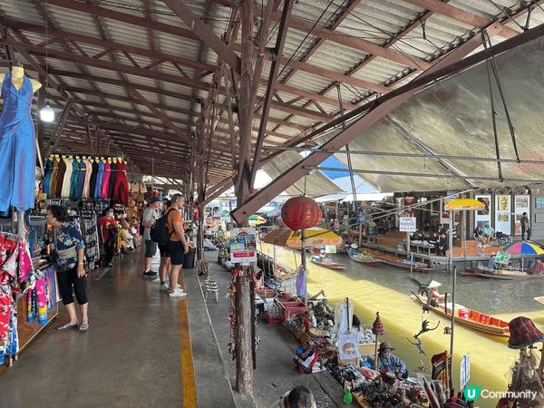 泰國 - 安帕瓦水上市場，丹能莎朵水上市場，美功鐵道市場