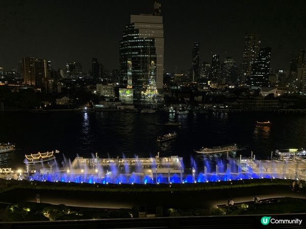 曼谷Icon Siam 商場，有靚景加性價比的戶外餐廳，晚飯...