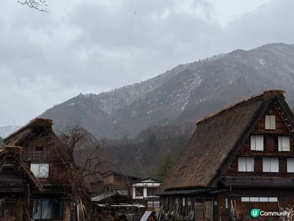 白川鄉合掌村🇯🇵日本歷史風景！