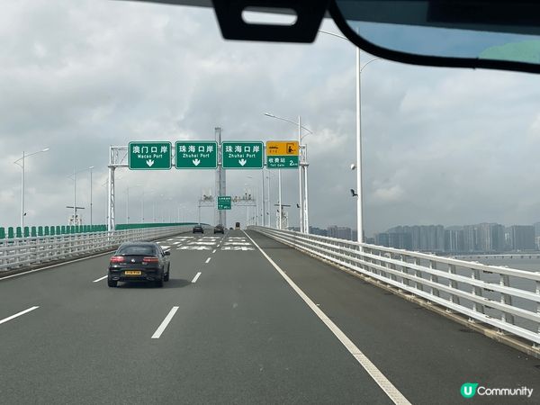 經港珠澳大橋前往珠海參觀珠海太空中心非常方便，車程時間段全程...