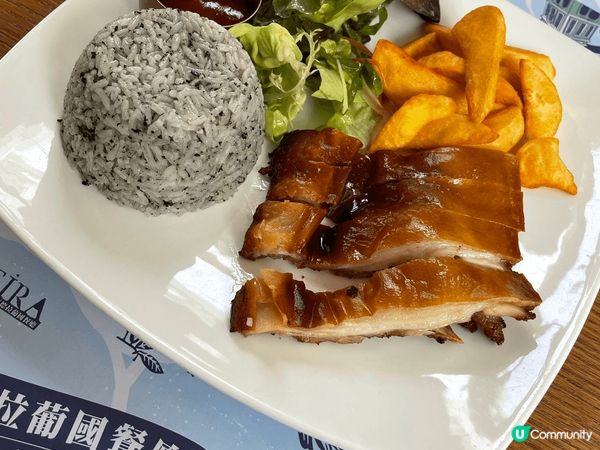 澳門特色葡國乳豬飯套歺138好好味夠特色